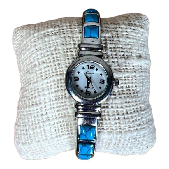 Turquoise Watch Cuff - Picture 1 of 6